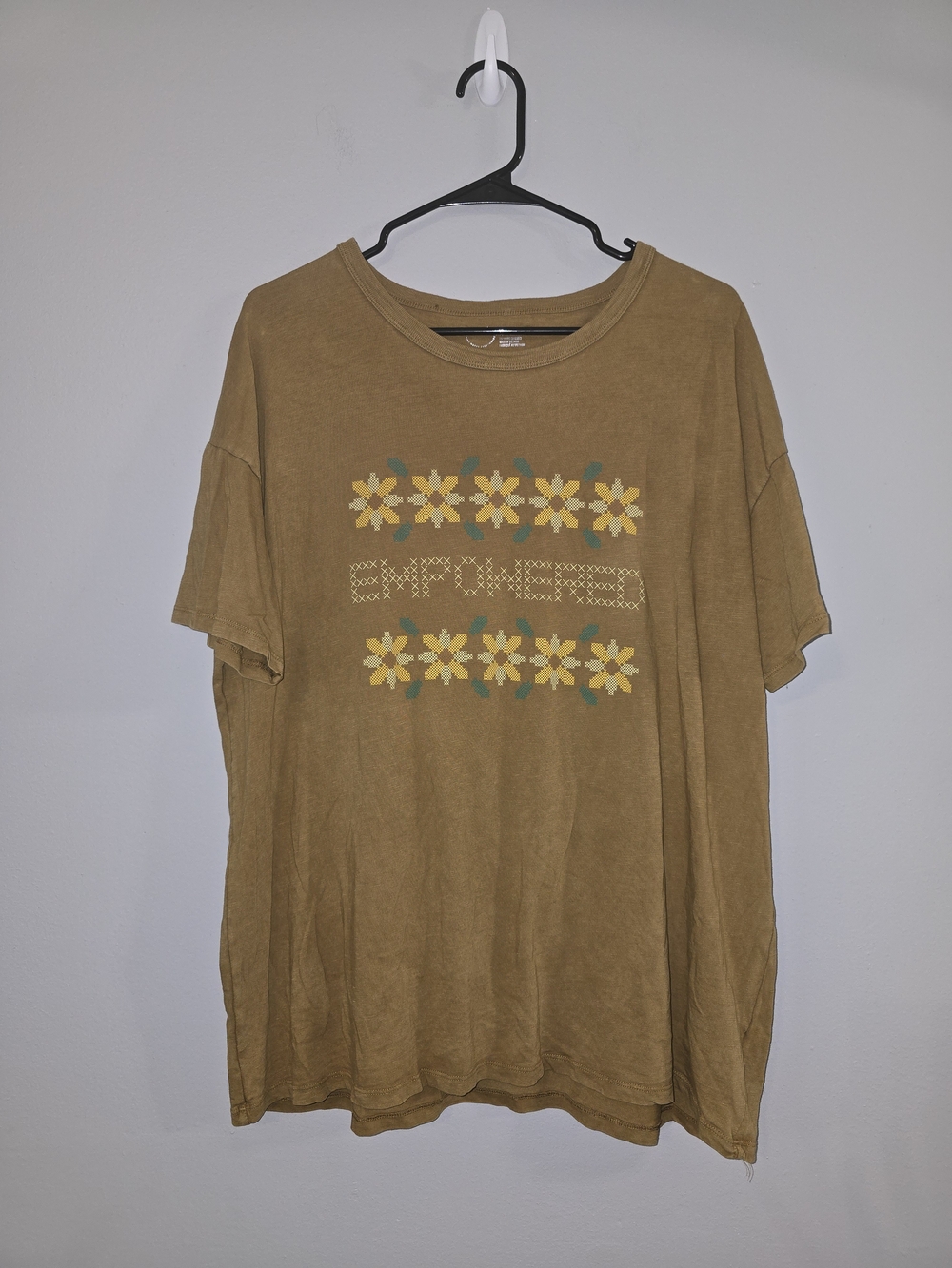 aerie Oversized Floral T-shirt